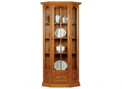 Klassische Schrank Anrichte Vitrine Kommode Vitrinen Glasschrank